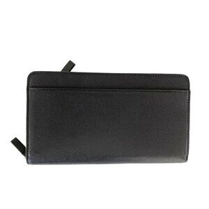 Tumi Parker Black leather Zip-around Travel Wallet